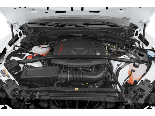 Interior engine of an Alfa Romeo Stelvio