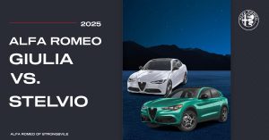2025 Alfa Romeo Giulia vs. 2025 Alfa Romeo Stelvio | Strongsville, OH