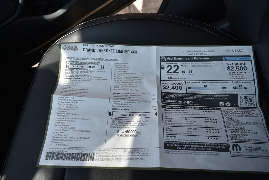 2025 Jeep Grand Cherokee Limited