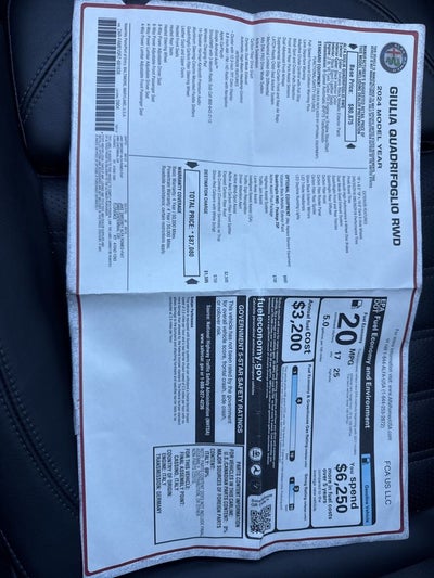 2024 Alfa Romeo Giulia Quadrifoglio