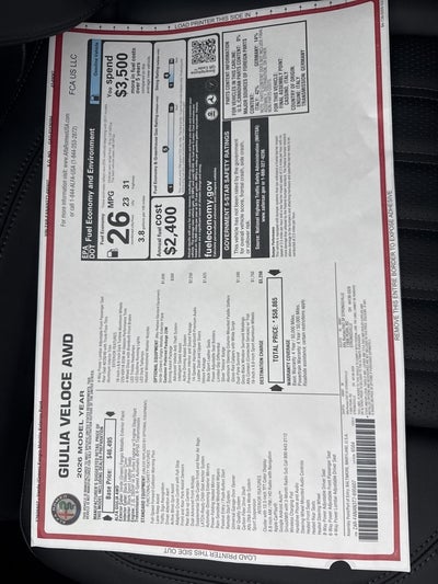 2026 Alfa Romeo Giulia Base