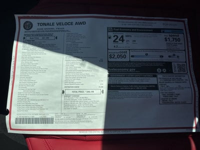 2026 Alfa Romeo Tonale Veloce AWD