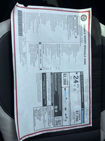 2026 Alfa Romeo Tonale Sport Speciale