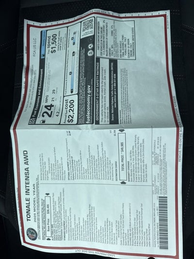 2025 Alfa Romeo Tonale Intensa AWD