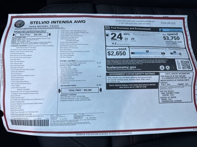 2025 Alfa Romeo Stelvio Intensa AWD