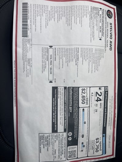 2025 Alfa Romeo Stelvio AWD