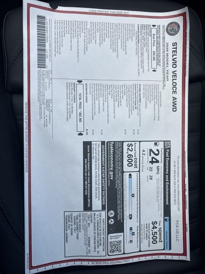 2026 Alfa Romeo Stelvio AWD