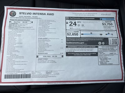 2025 Alfa Romeo Stelvio Intensa AWD